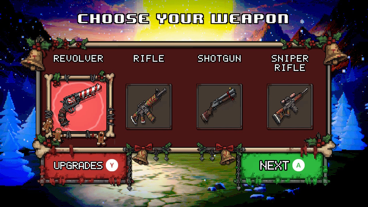 Xmas Survivors Starting Weapons Ranked